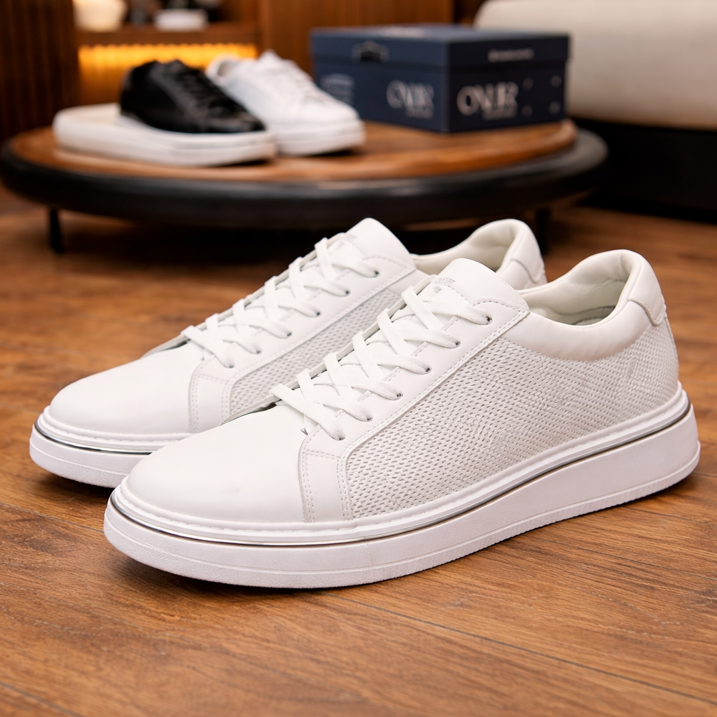 YENİ SNEAKERS / İÇİ DIŞI FULL HAKİKİ DERİ EL İŞÇİLİĞİ ORİJİNAL İTHAL TABAN