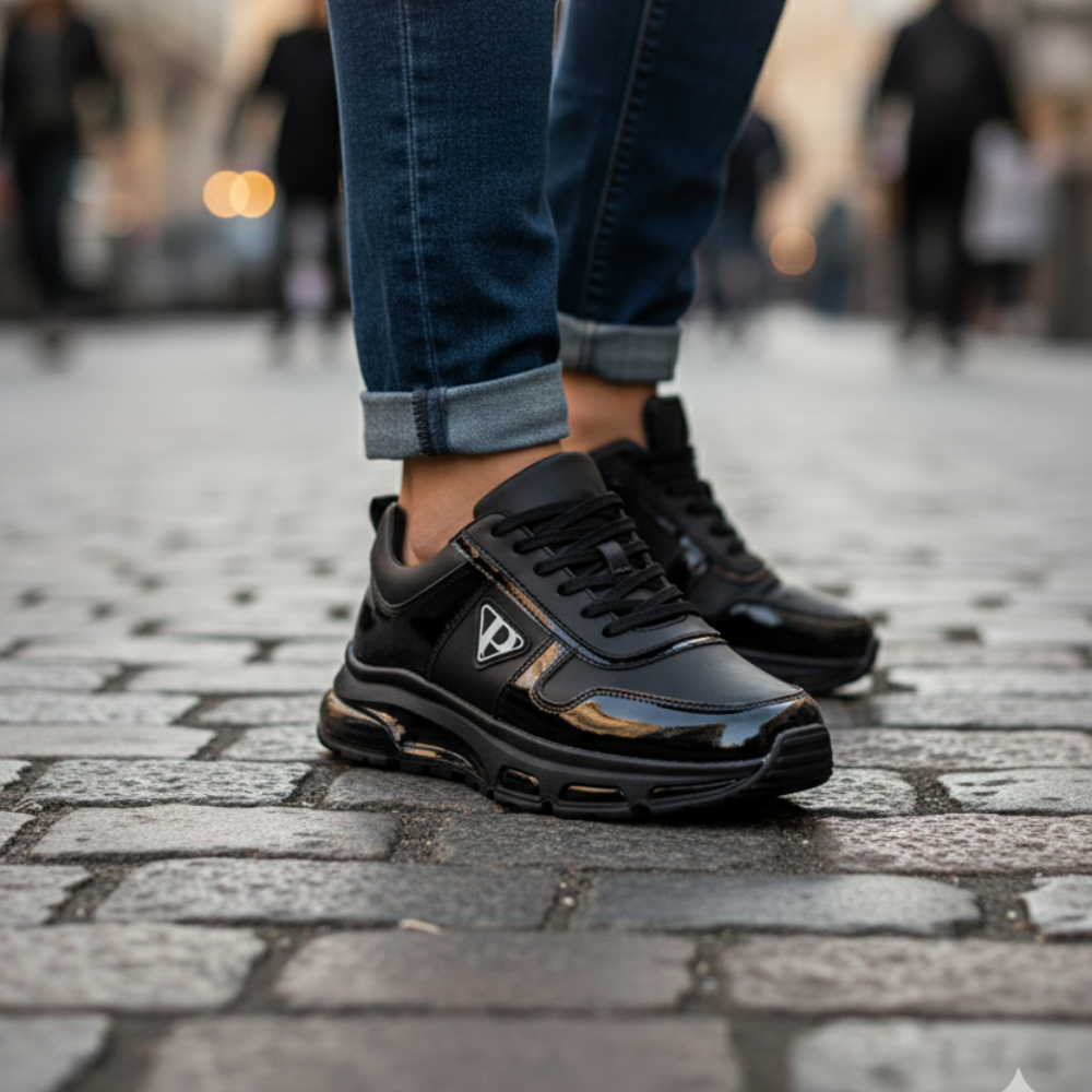 2027 Hakiki Deri Erkek Sneakers