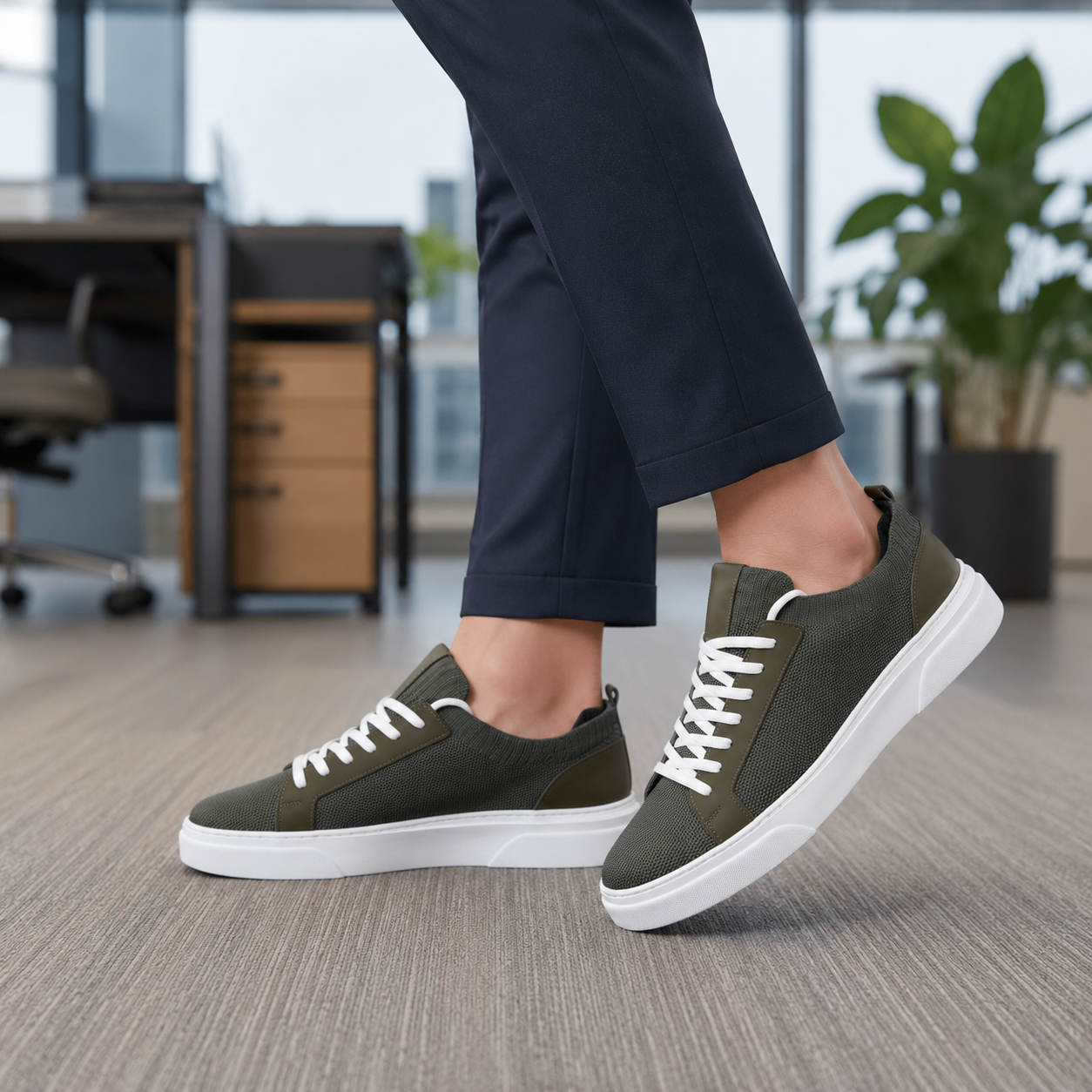 ÖZEL OLARAK ÜRETİM YAPTIĞIMIZ %100 GERÇEK TRİKO SNEAKERS