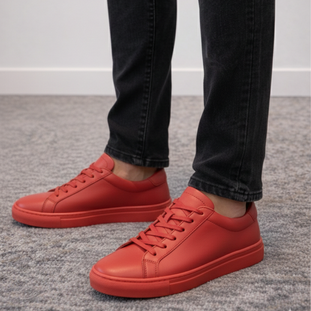 4253 Hakiki Deri Erkek Sneakers