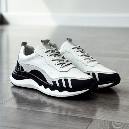 YENİ SNEAKERS / İÇİ DIŞI FULL HAKİKİ DERİ EL İŞÇİLİĞİ ORİJİNAL İTHAL TABAN