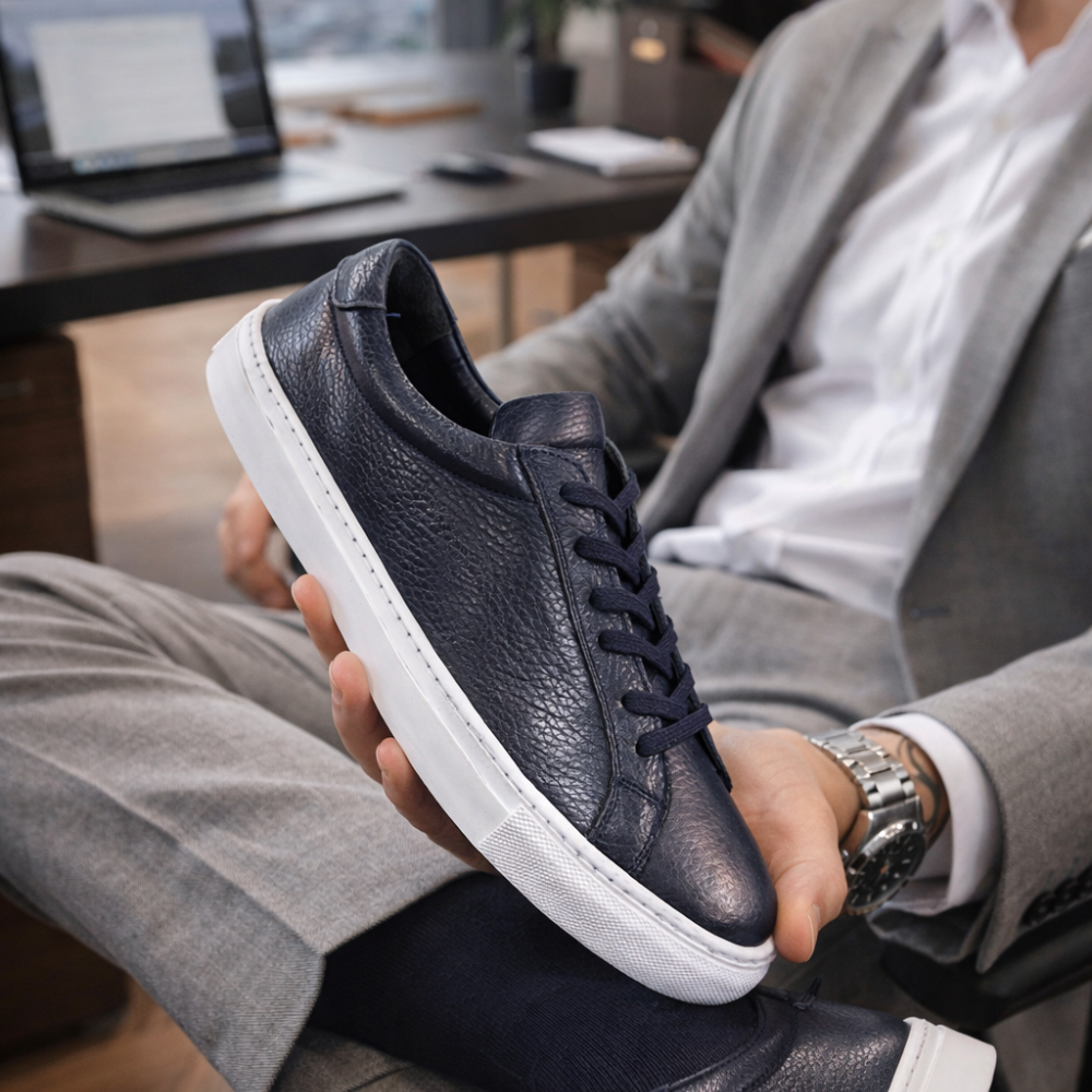 YENİ SNEAKERS / İÇİ DIŞI FULL HAKİKİ DERİ EL İŞÇİLİĞİ