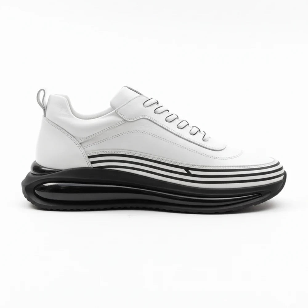 YENİ SNEAKERS / İÇİ DIŞI FULL HAKİKİ DERİ EL İŞÇİLİĞİ ORİJİNAL İTHAL TABAN