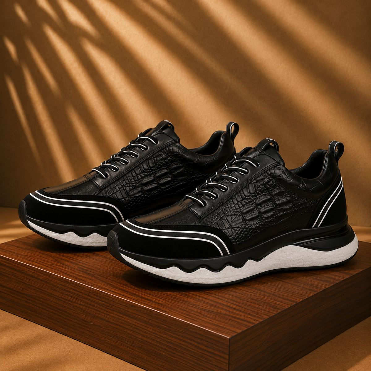 YENİ SNEAKERS / İÇİ DIŞI FULL HAKİKİ DERİ EL İŞÇİLİĞİ ORİJİNAL İTHAL TABAN