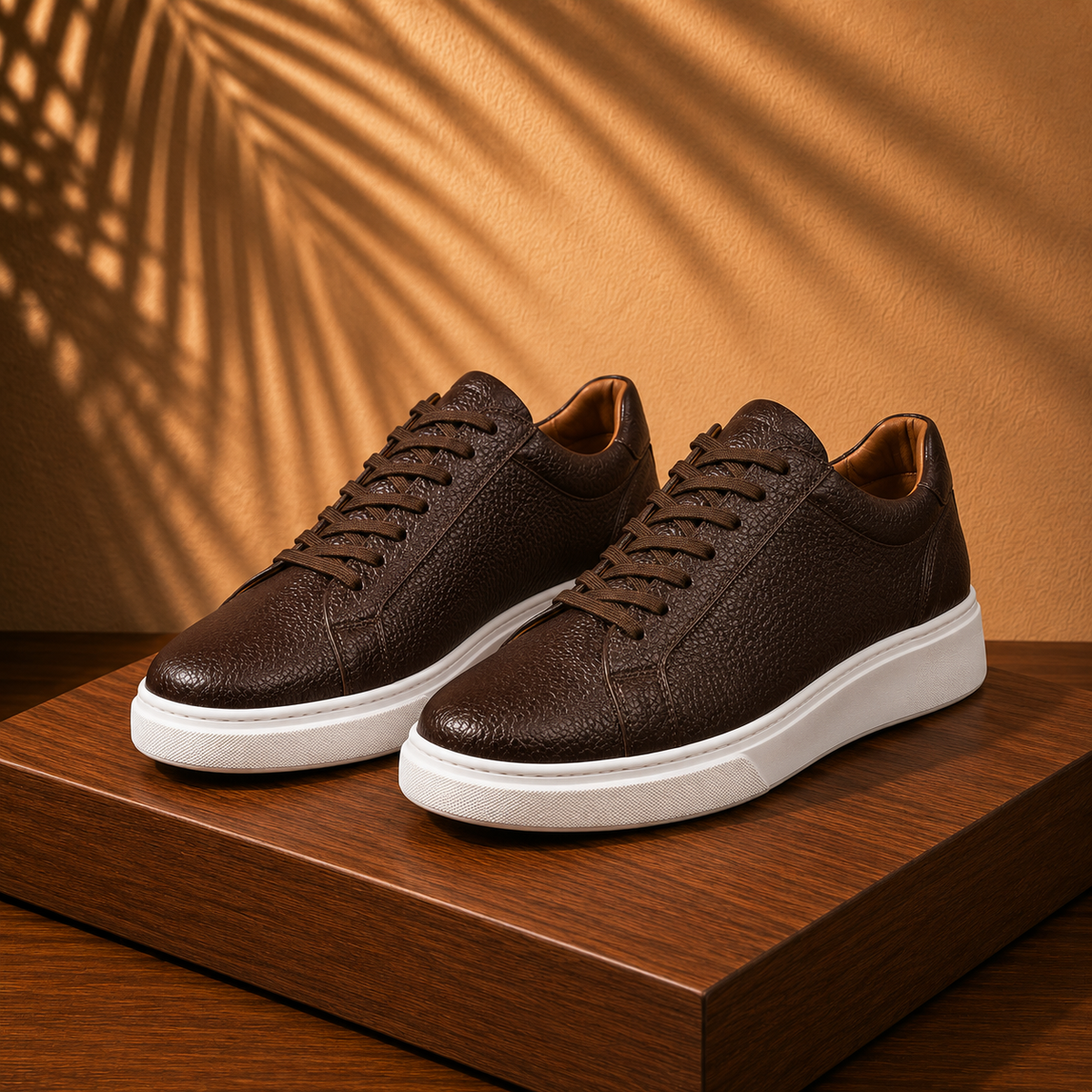 YENİ SNEAKERS / İÇİ DIŞI FULL HAKİKİ DERİ EL İŞÇİLİĞİ ORİJİNAL SARARMAZ EVA TABAN
