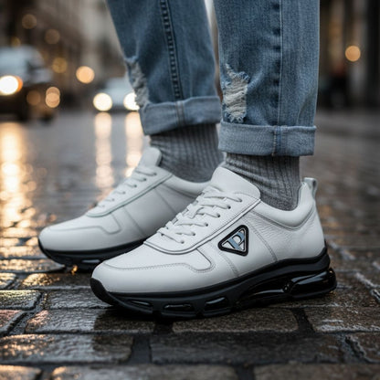 2027 Hakiki Deri Erkek Sneakers
