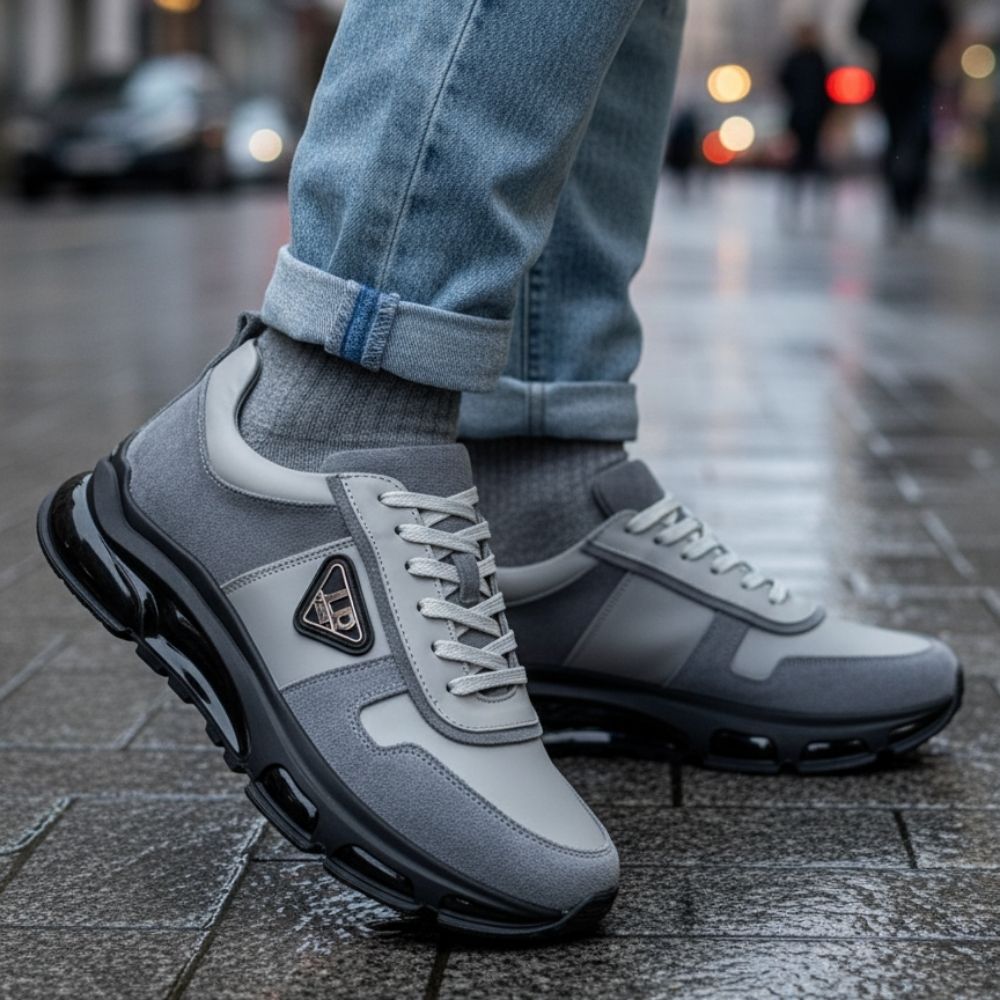 2027 Süet Hakiki Deri Erkek Sneakers