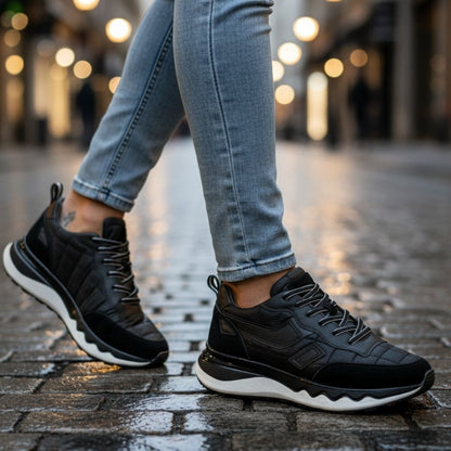 1091 Paraşüt Hakiki Deri Erkek Sneakers