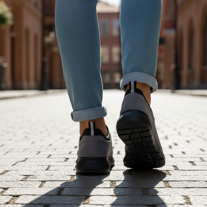 1106 Siyah Hakiki Deri Erkek Sneakers